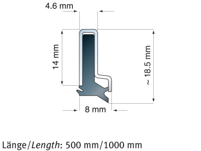 Raclor pentru ghidaje FBA 18